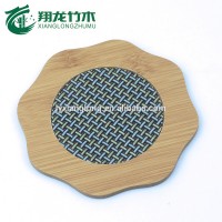 Net cloth heat-insulating pad for tableware